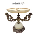 شیرینی خوری ایستاده دسته مدل 2 پایه دار رومنس کرمی