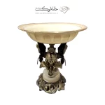 میوه خوری شاهی تندیس دار پایه دار رومنس کرمی