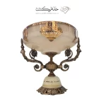 میوه خوری قدح وزیری پایه دار رومنس کرمی