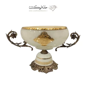 کشکول دسته دار پایه دار رومنس کرمی